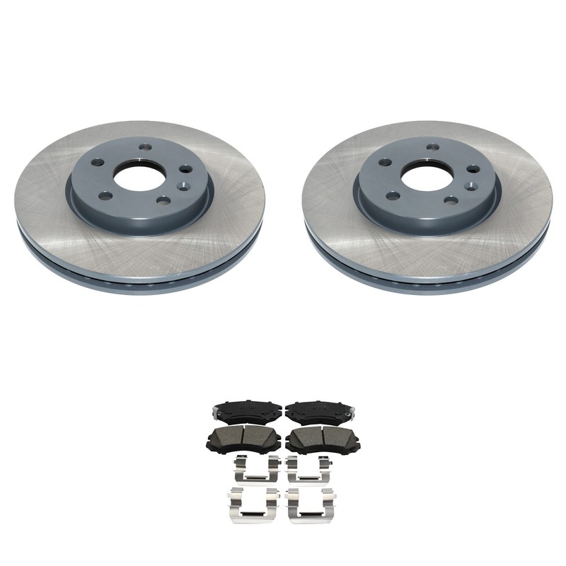 DuraGo Front Rotors Bosch QuietCast Ceramic Disc Brake Pads Kit For Allure 9-5
