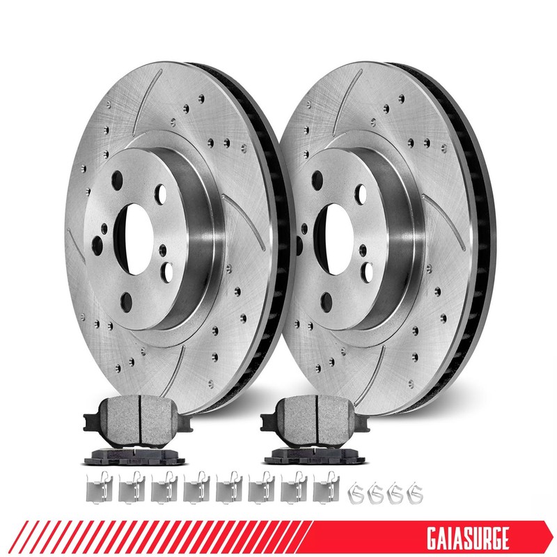 10.04″ Front Brake Rotors Ceramic Pads Kit For Toyota Prius Plug-In Lexus CT200h