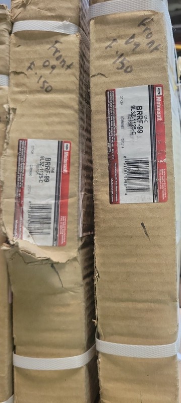 PAIR (2) OEM BRRF-99 Genuine Ford Rotor 9L3Z-1125-C MOTORCRAFT