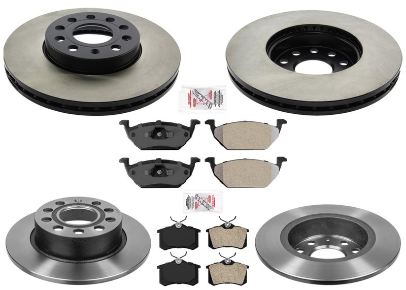 Perform Disc Brake Rotors Brake Pads fits Jetta 11-17 with the Small 280MM Rotor