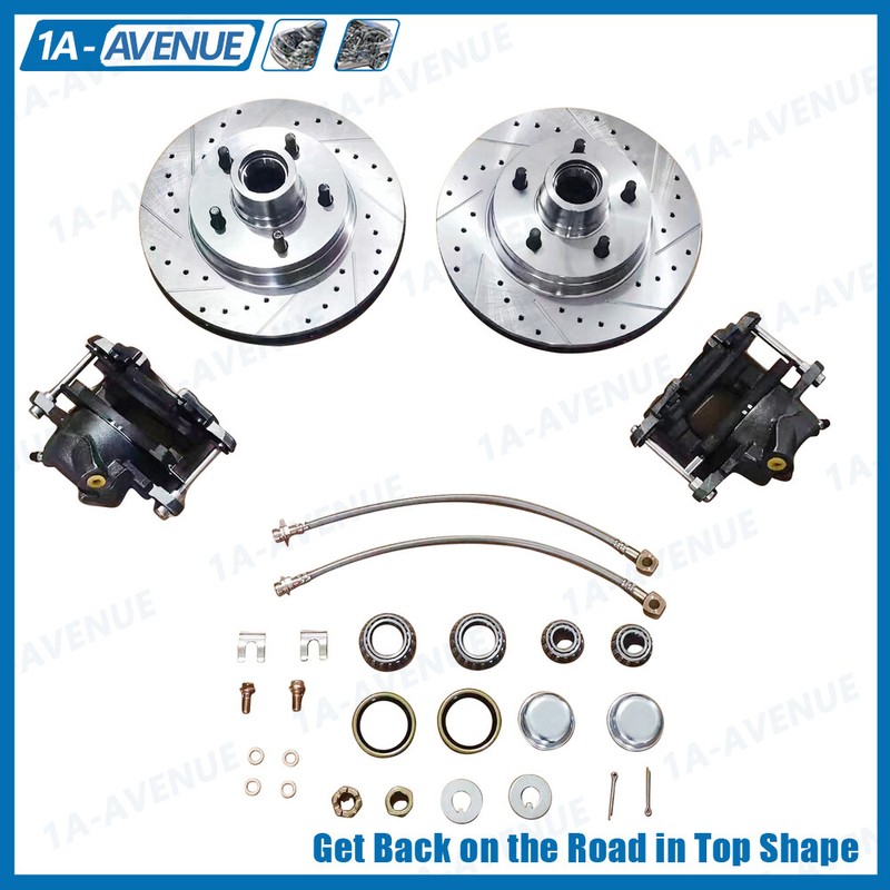 Truck Deluxe Front Disc Brake Wheel Component Kit 5 Lug For 1973-1987 Chevy C10