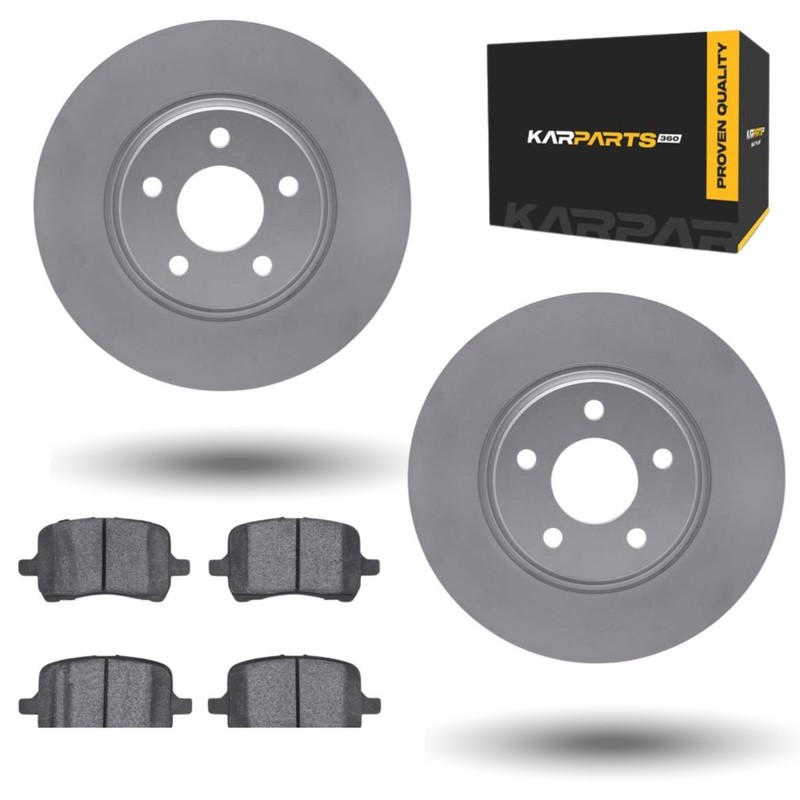 For Pontiac Pursuit 2006 Brake Rotor Set | Front | Cast Iron | Vented | 5 Lug