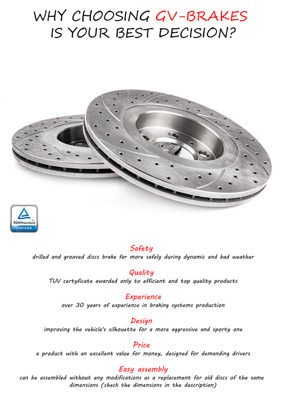 Sport Brake Disc Rotors + Pads for VW EOS 1F7 1F8 2006-2015 0260GT Rear 255x10 gallery