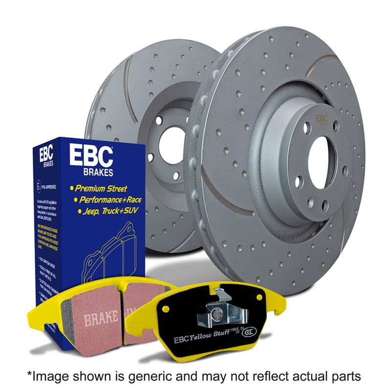 EBC Brakes S5KR1442 S5 Kits Yellowstuff And GD Rotors