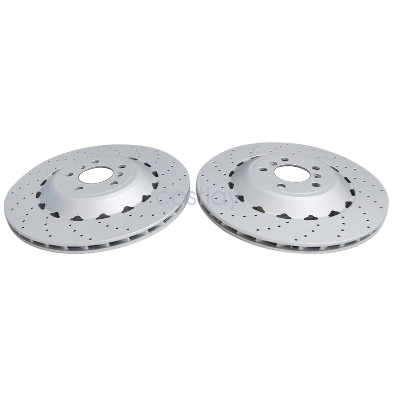 Pair Disc Brake Rotor 34212284103 34212284104 For BMW F06 F10 F12 M5 M6 gallery