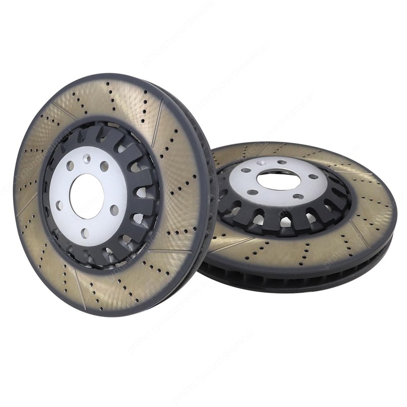 Performance 2Pcs New Front 375mm Vented Brake Disc Rotors For Audi A6 A8 Q7 Q8 gallery