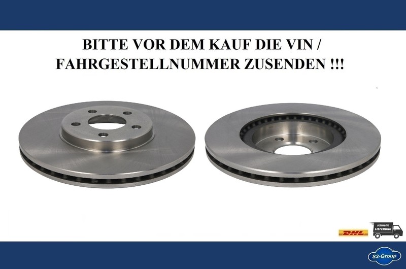 ABE C3Y015ABE 2x brake discs for Chrysler PT Cruiser 2001 – 2010