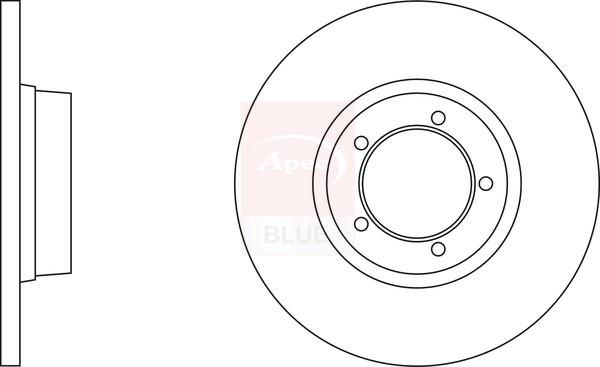 2x Brake Discs Pair Solid fits LDV CONVOY 2.0 Front 01 to 06 276mm Set KAM2107 gallery