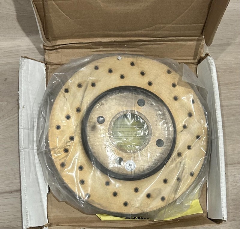 Pro Stop drilled - cross drilled Brake Rotor JBR155R FREE SHIPPING gallery