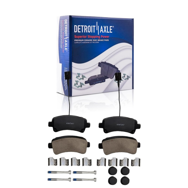 Rear Disc Brake Rotors Ceramic Brake Pads Kit for Ram Promaster 2500 3500 1500 gallery
