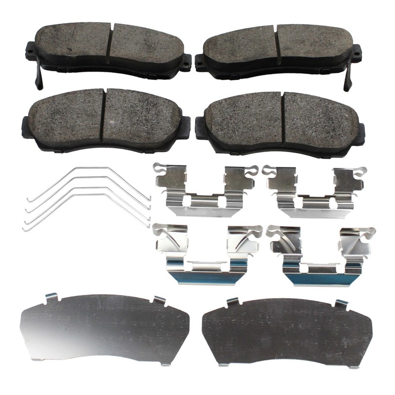 DuraGo Front Rotors TRW Pro Ceramic Disc Brake Pad Kit For Odyssey Passport 3.5L gallery