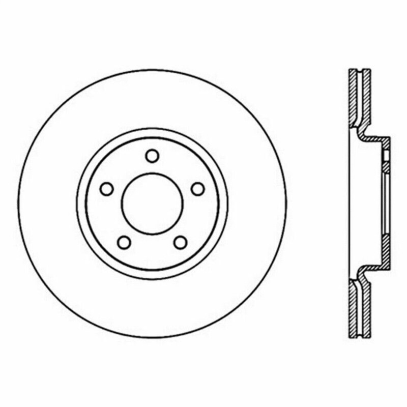StopTech 126.45078SL Sport Slotted Disc Brake Rotor Fits 07-13 3