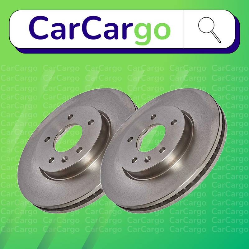 Premium Vented Front Brake Discs Chevrolet Captiva 2.4 2006-2024 296 mm