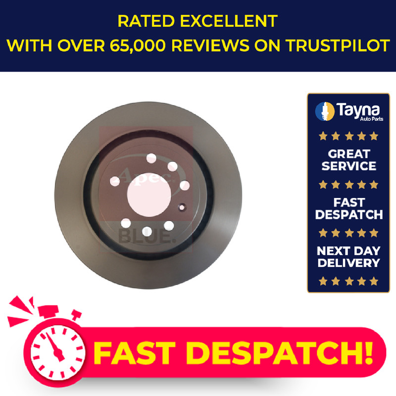 2x Brake Discs Pair Vented fits SAAB 9-3 YS3F 2.0 Rear 02 to 15 292mm Set New