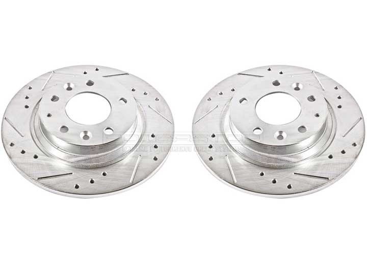 PowerStop JBR999XPR Evolution Drilled & Slotted Rotors gallery