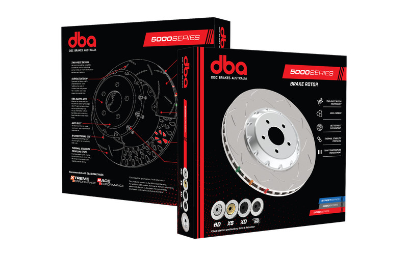 DBA for 09+ Nissan GTR R-35 Front Drilled & Slotted 5000 Series 2 Piece Rotor gallery