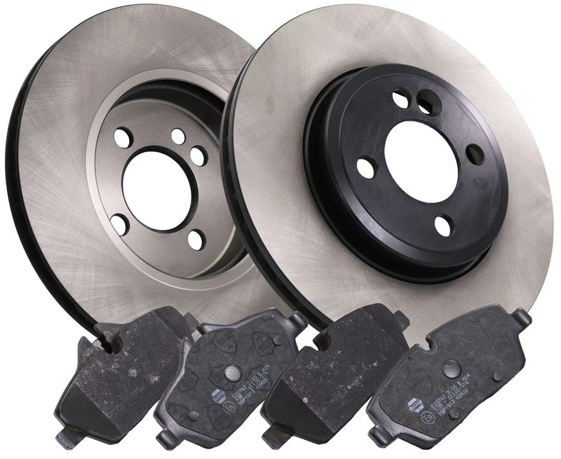 FOR MINI COUPE COOPER R58 1.6 10-15 FRONT VENTED BRAKE DISCS AND PADS SET 280 MM