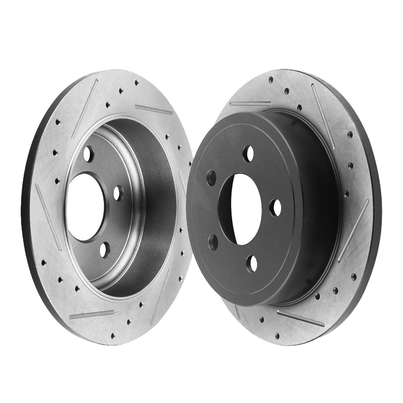 Rear Drilled Brake Rotors and Ceramic Pads For Hyundai Sonata Brake Rotor gallery