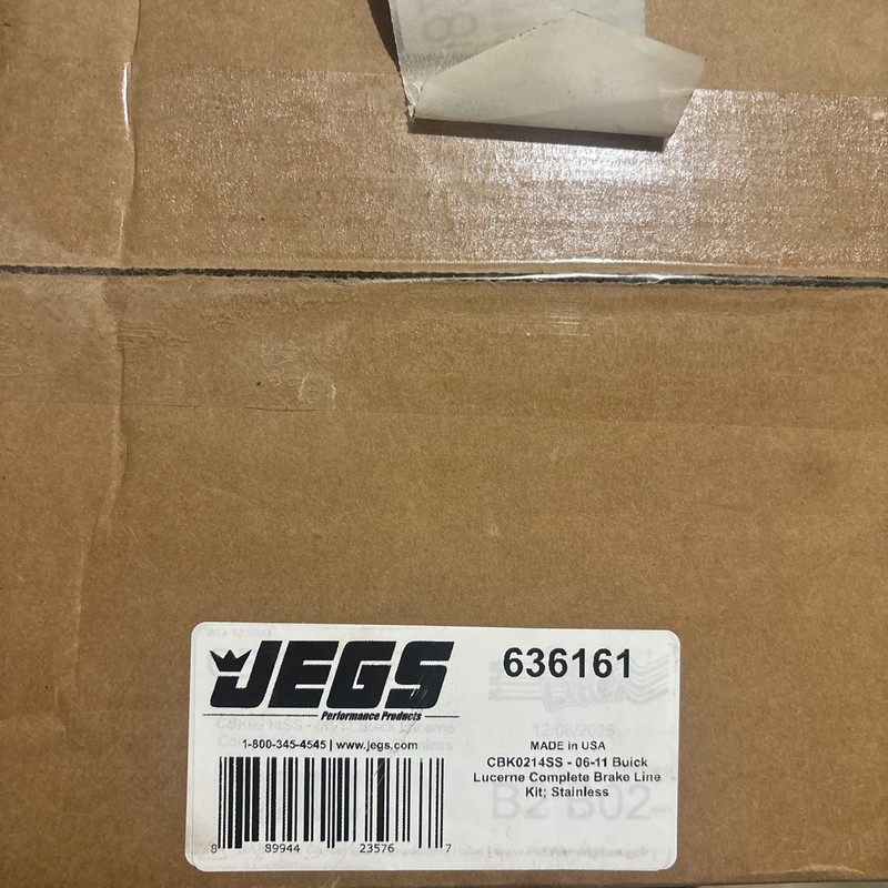 JEGS 636161 Complete Brake Line Kit 2006-2011 Buick Lucerne