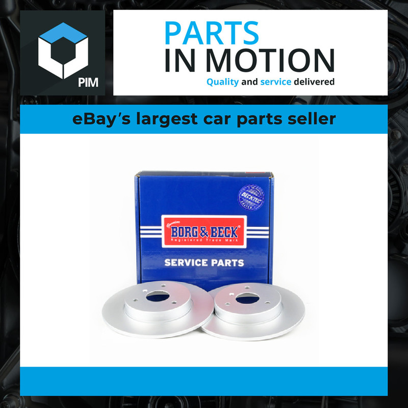 2x Brake Discs Pair Solid fits SMART FORTWO 450 8D Front 04 to 07 280mm Set B&B