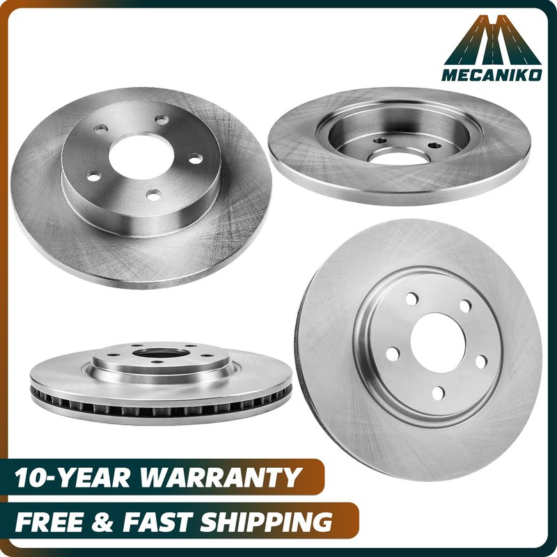 Front & Rear Brake Rotors Set for Chevy Malibu Saturn Aura Ion Pontiac G5 G6