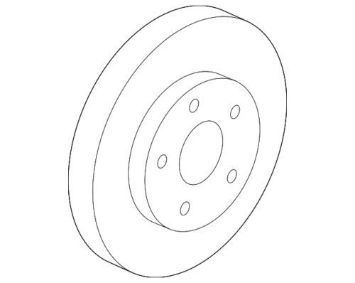 Genuine GM 2013-2020 Chevrolet Trax Sonic LS LT Front Disc Brake Rotor 23118342