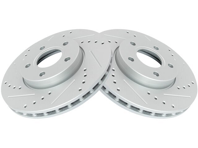 TRQ 14HJ37M Front Brake Rotor Set Fits 2005-2011 Volvo V50