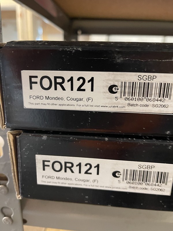 2x Brake Discs Pair Vented 260mm FOR121 Juratek Set 1757848 4056029 4070865 New
