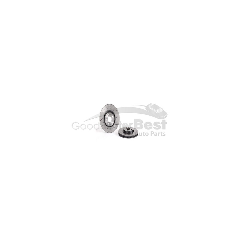 One New Brembo Disc Brake Rotor Front 09A4261X for Land Rover Volvo