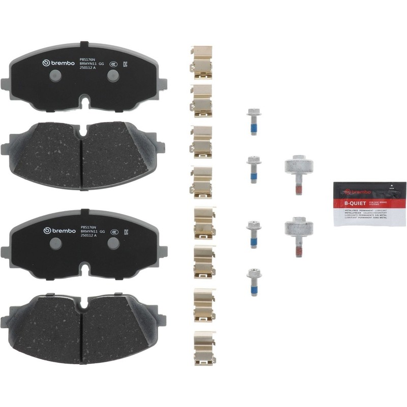 Brembo OEM Front & Rear Ceramic Brake Pads Kit For 2018-2022 Volkswagen Atlas