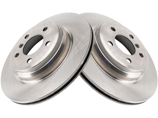 TRQ 85YC89P Rear Brake Rotor Set Fits 2014-2016 BMW 435i