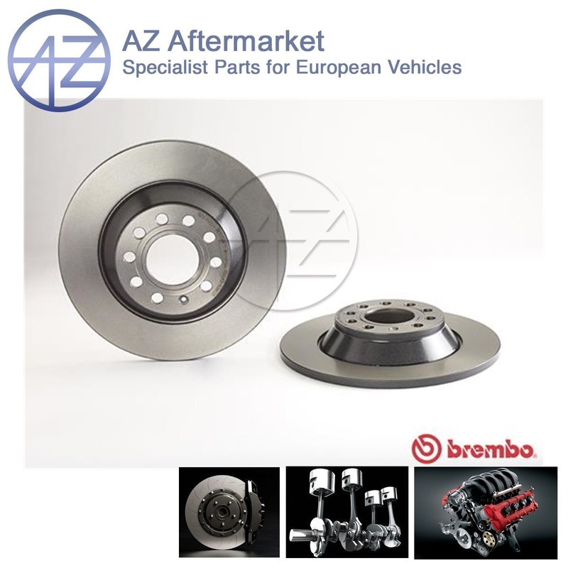 Fits Audi A6 2004-2011 AZ Rear Brake Discs #1 4F0615601E