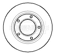 2x Brake Discs Pair Solid fits LAND ROVER 90 Mk1 3.5 Front 84 to 90 15G 298mm gallery