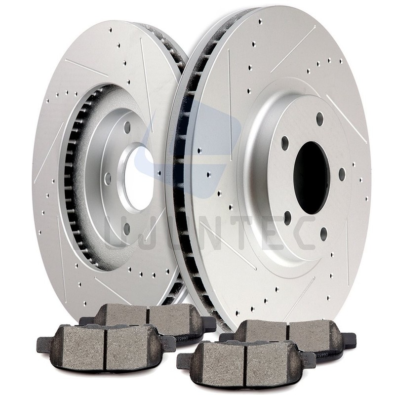 Front Pads Rotors Brake Discs For Infiniti EX35 G25 M35 Q40 For Nissan 350Z