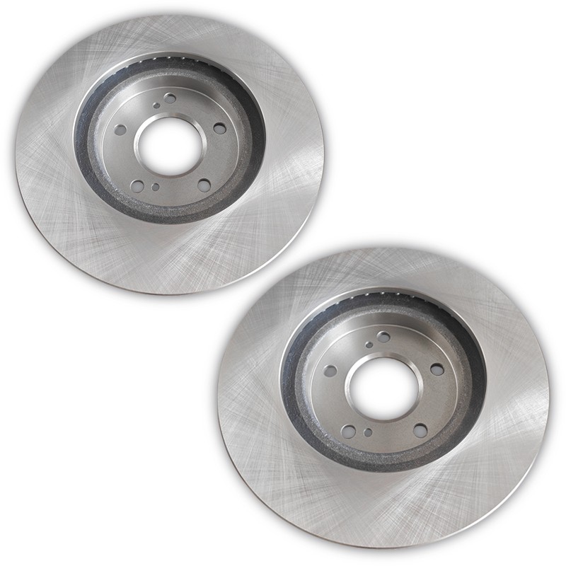 Pair Front Brake Rotors For Mitsubishi Outlander Outlander Sport FL L16 LANCER