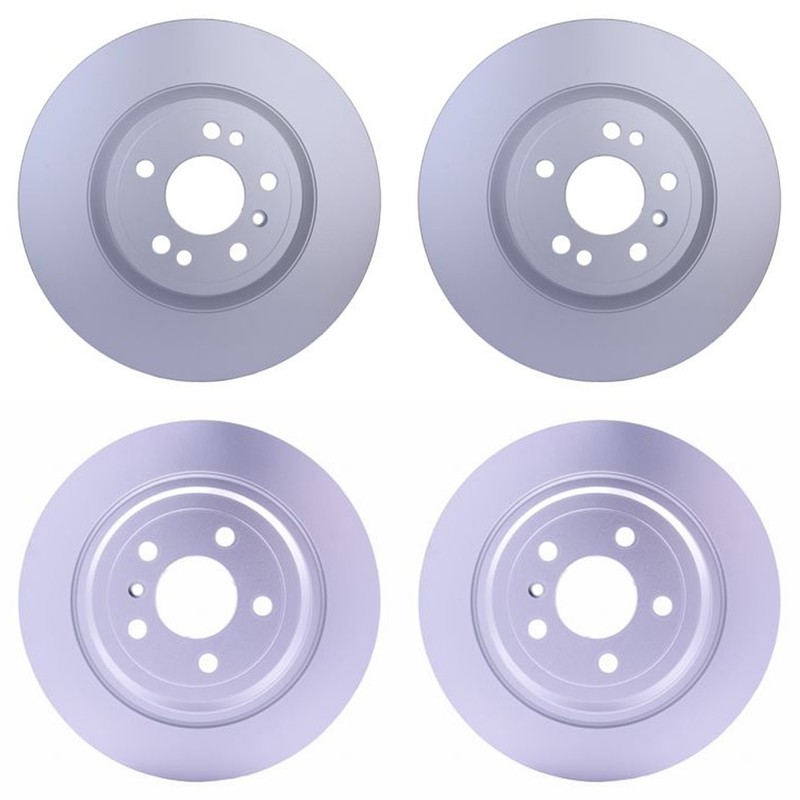 Hella Front 330mm Rear 325mm Brake Rotors Kit For W166 GLE350 ML350 Base