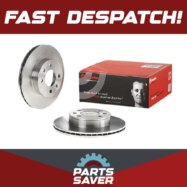 2x Brake Discs Pair Vented fits KIA PICANTO SA, TA 1.0 Front 04 to 17 241mm Set