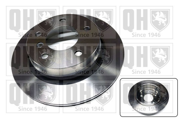 2x Brake Discs Pair Vented Rear 276mm BDC4536 Quinton Hazell Set 34211162315 New gallery