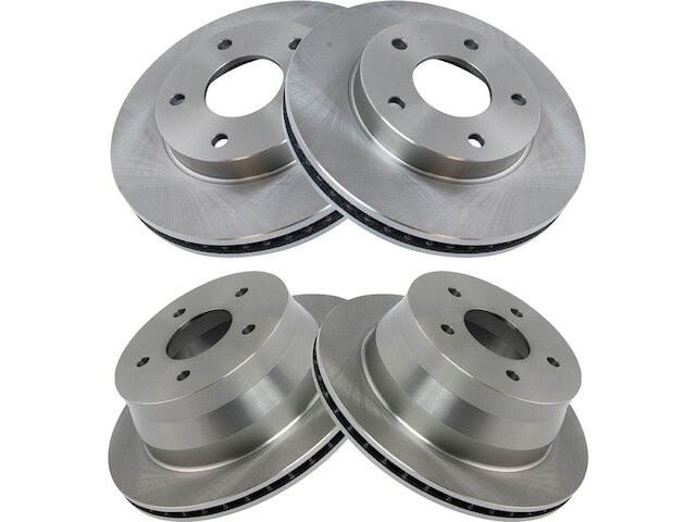 Front and Rear Brake Rotor Set For 1997-2001 Oldsmobile Bravada 1998 VM189HJ