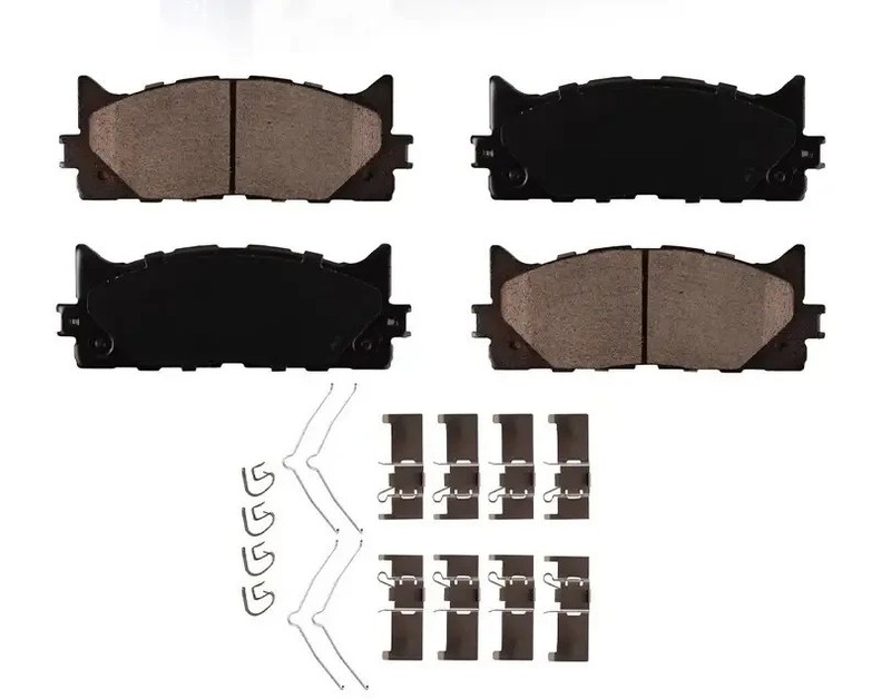 Front Rear Drilled Rotors & Brake Pads Toyota Camry Avalon ES350 ES300h 12-18 gallery