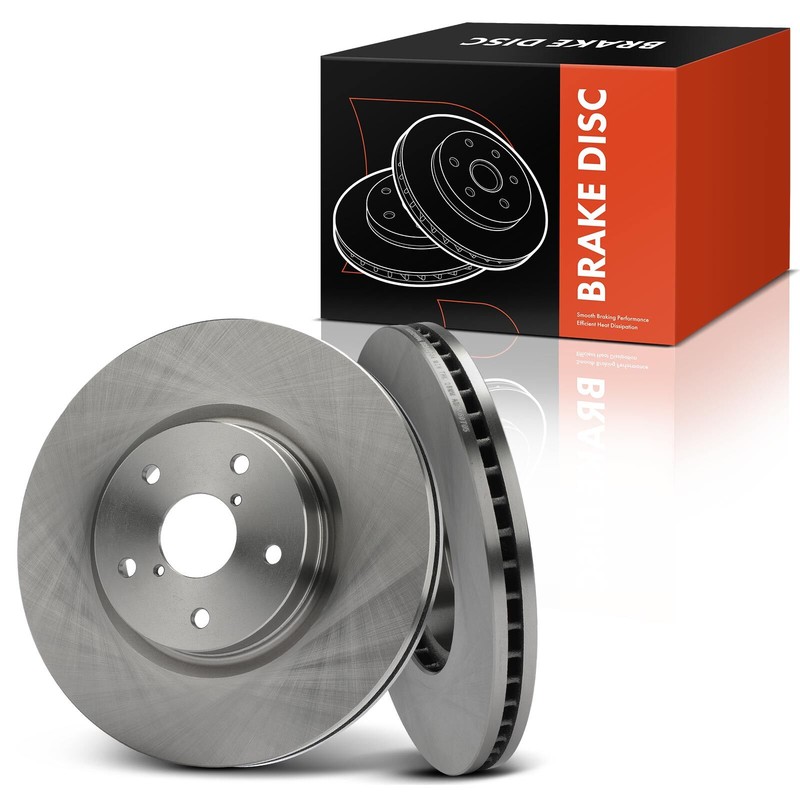 2Pcs Front LH & RH Side Disc Brake Rotors for Subaru Legacy Tribeca Outback WRX