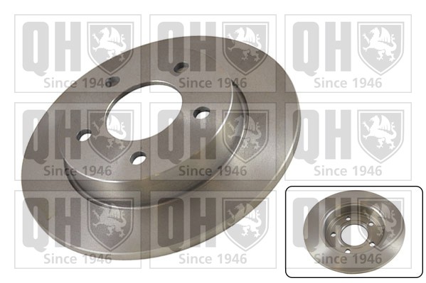 2x Brake Discs Pair Solid fits MAZDA 3 BK, BL 1.6D Rear 04 to 13 265mm Set QH gallery