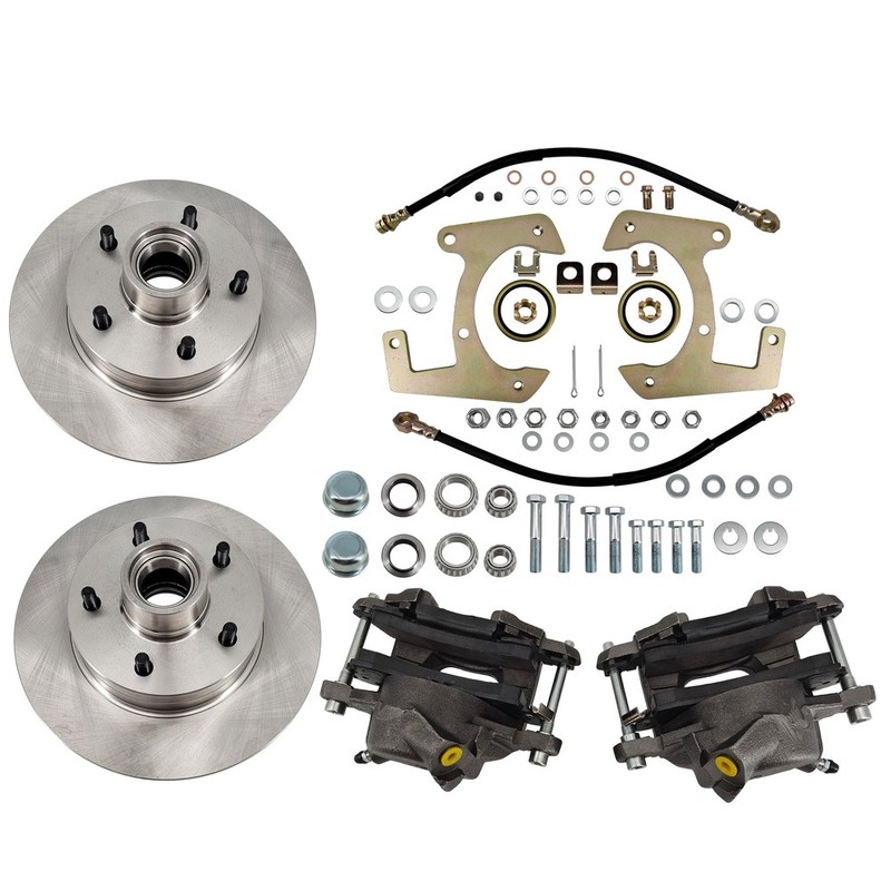 Deluxe Disc Brake Conversion Kit For 47-59 Chevy GMC 3100 1/2-Ton Pickup Truck gallery