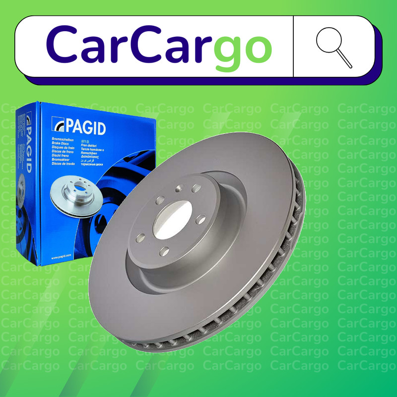 Pagid Vented Front Brake Discs Audi A6 Allroad 3.0 TFSI quattro 2012-2018 356 mm