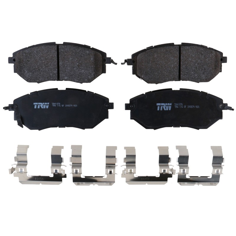 Front Brake Kit 316mm Disc Rotors & TRW Low-Met Pads For Forester Legacy Outback gallery