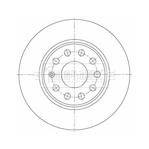 Borg & Beck brake disc pair - BBD5526 gallery