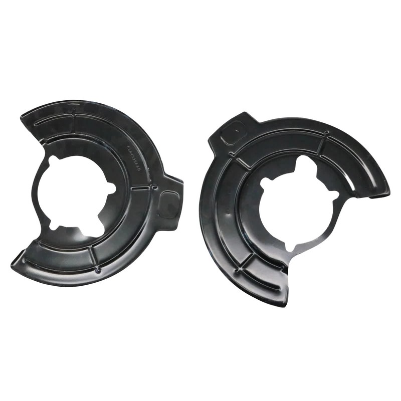 Left & Right Brake Dust Shield 68043286AB Fit Jeep Wrangler JK 2007-2018 Black gallery