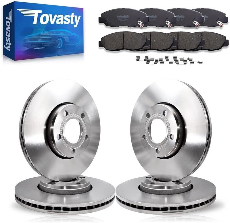 For 2003 Lexus ES300 2004 2005 2006 ES330 Front Rear Brake Rotors + Ceramic Pads