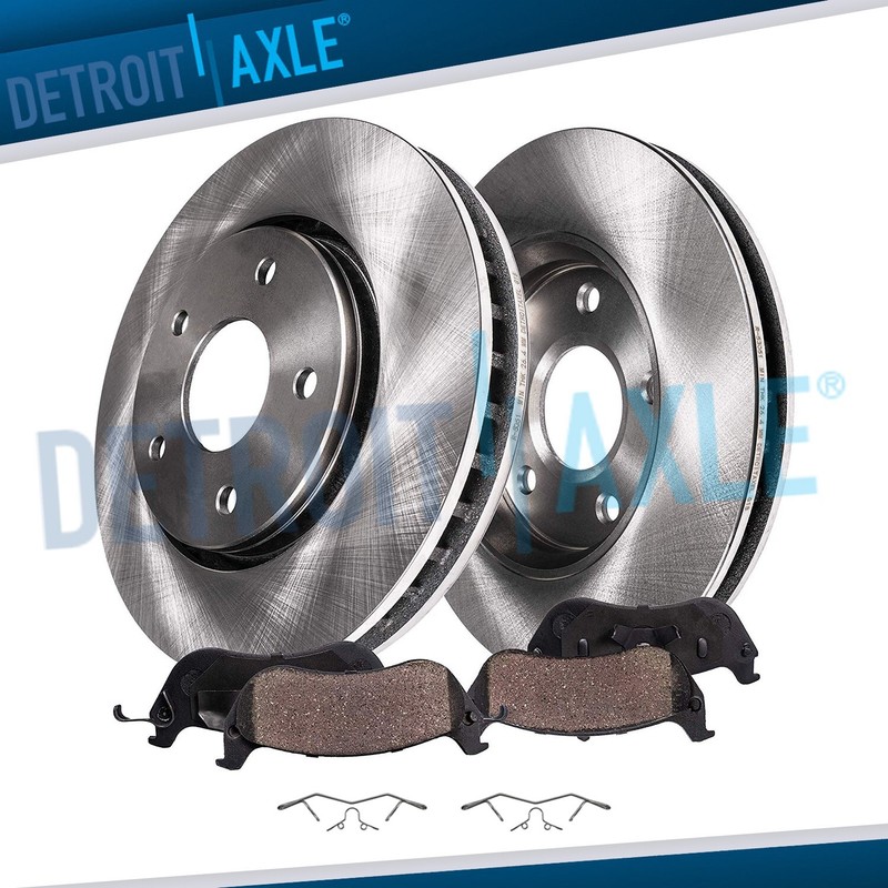 Rear Brake Rotors and Ceramic Brake Pads Kit for Range Rover Velar F-Pace I-Pace