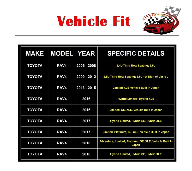 11.66" Front Rear Drilled Discs Rotors Brake Pads Kits Fit for 06-18 Toyota Rav4 gallery